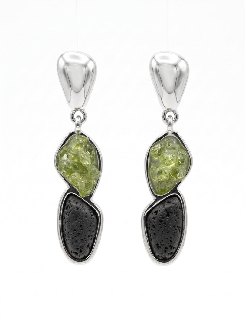 Pendientes Boreal lava y olivina