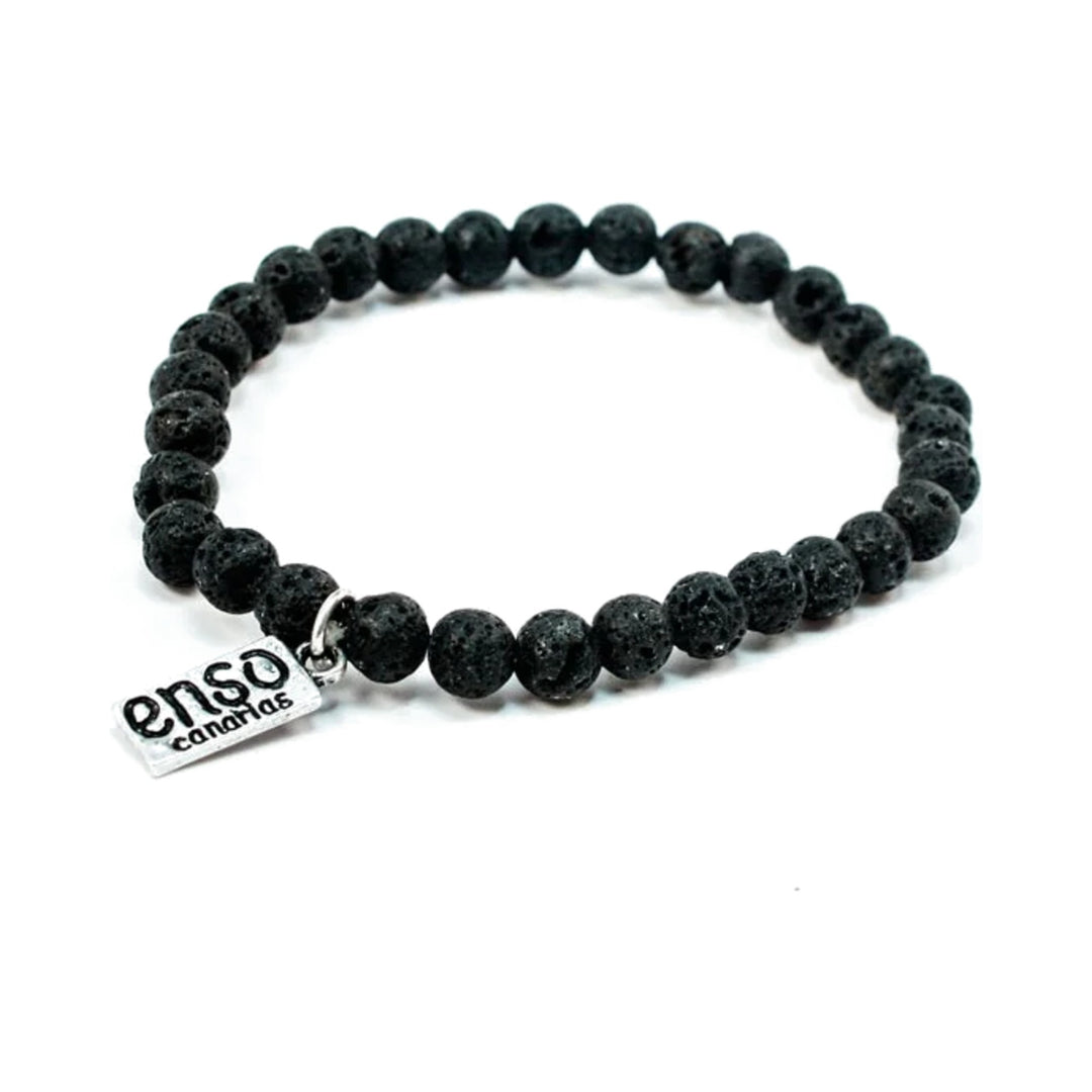 Pulsera de lava volcánica