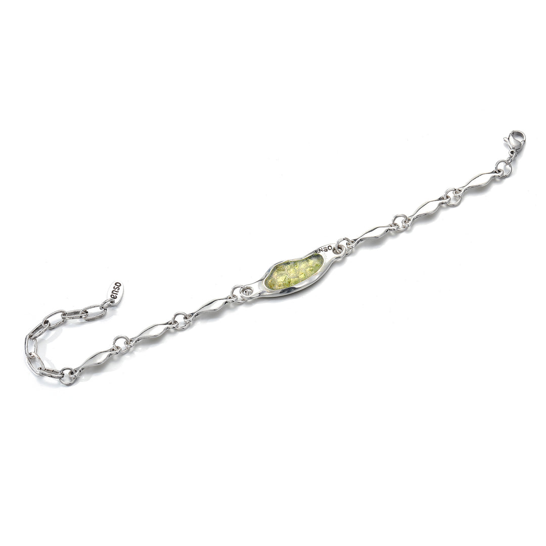 Pulsera de olivina, otra vista