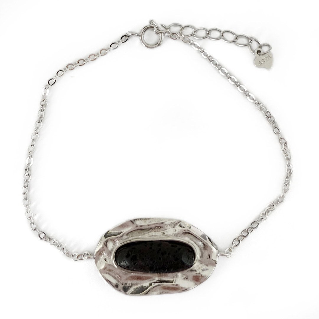 Pulsera lava plata órbita