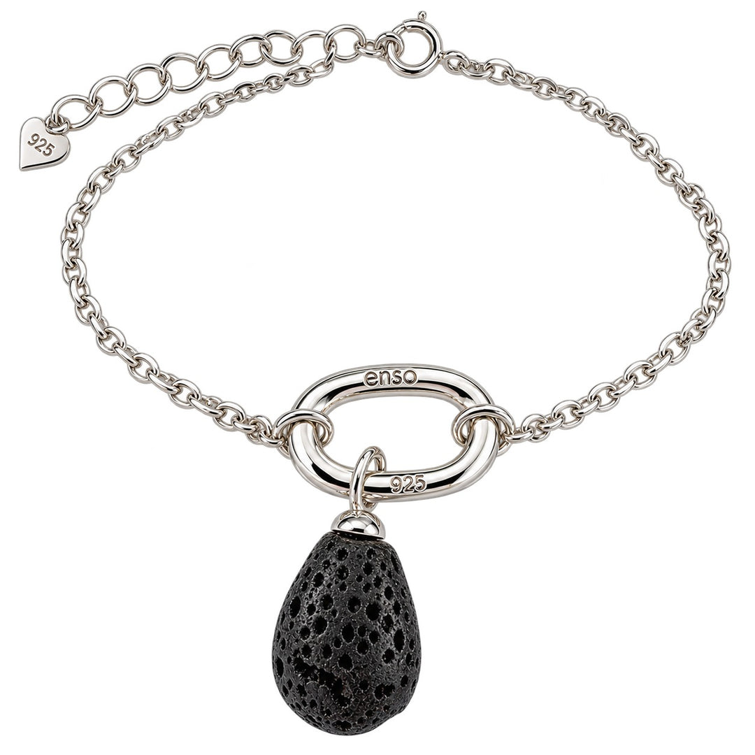 Pulsera plata gota