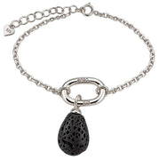 Bracciale argento goccia