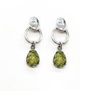  Pendiente un aro y olivina