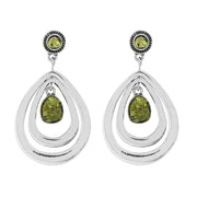  Pendiente zamak olivina