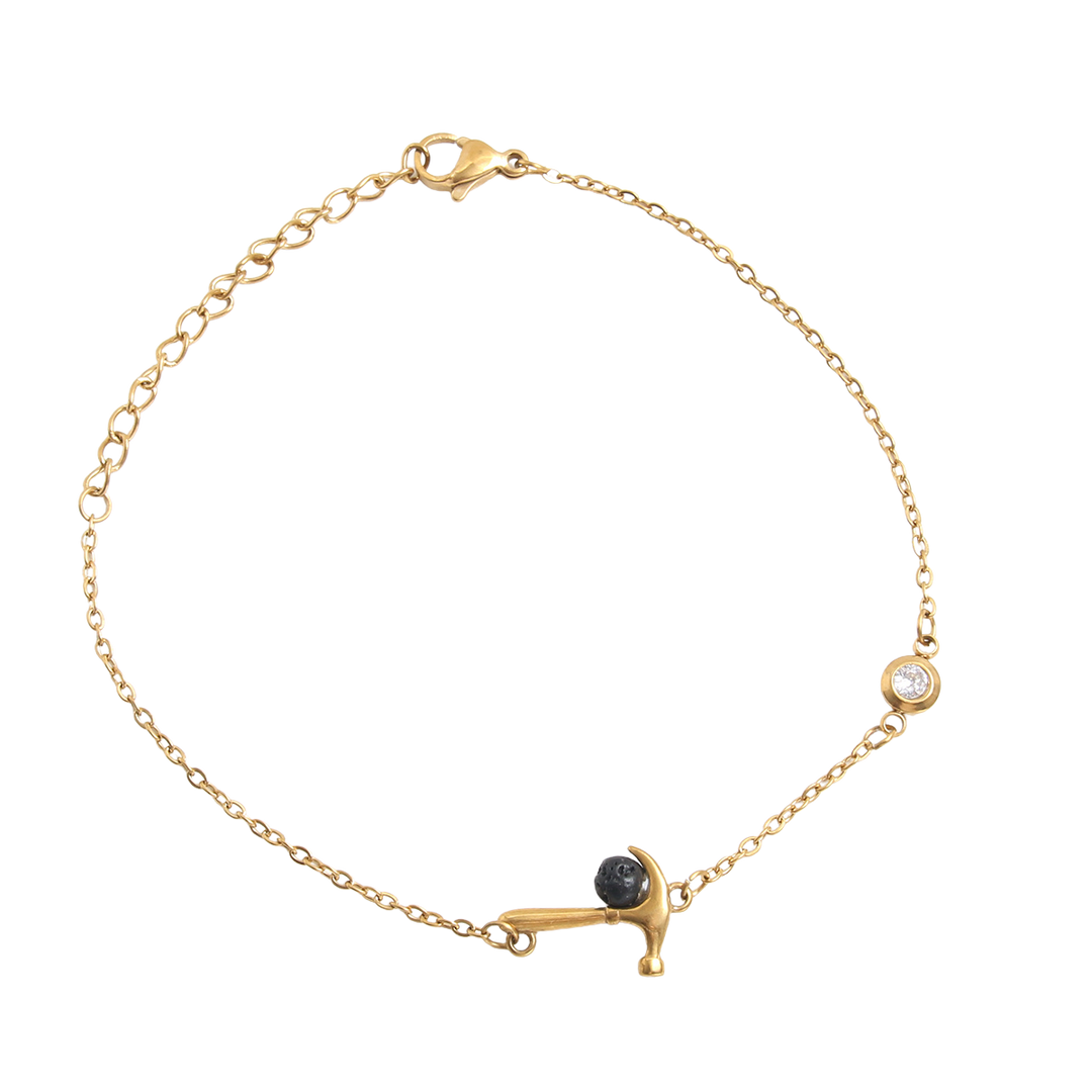 Pulsera acero baño lava martillo