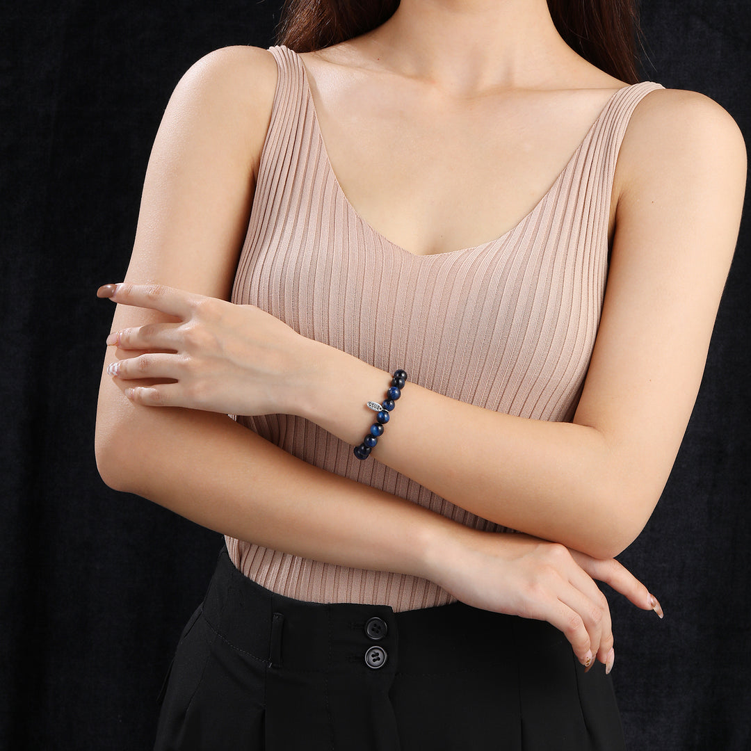 Pulsera ojo de tigre azul aromaterapia