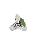 Load image into Gallery viewer, Oval peridot elastic ring
