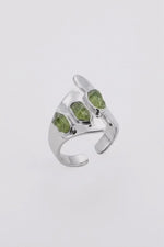 Load and play video in Gallery viewer, Peridot adaptable ring
