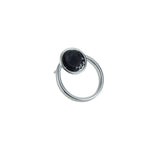 Load image into Gallery viewer, Pendiente de lava circulo doble
